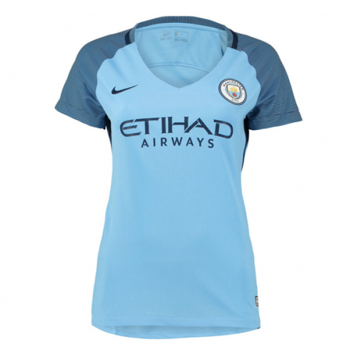 2016-17 Manchester City Women's Home Soccer Jersey